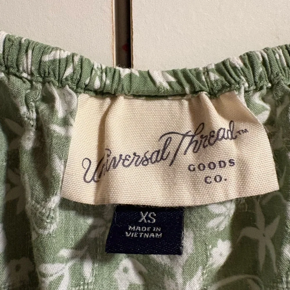 Universal Threads Green Floral Women's Dress - Picture 3 of 7